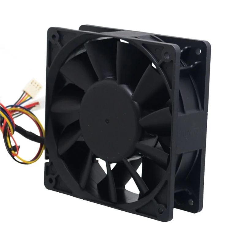12V 12038 4.8A PFC1212DE супер большой объем ветра и двойной шарикоподшипник насильственные 4-провод вентилятора