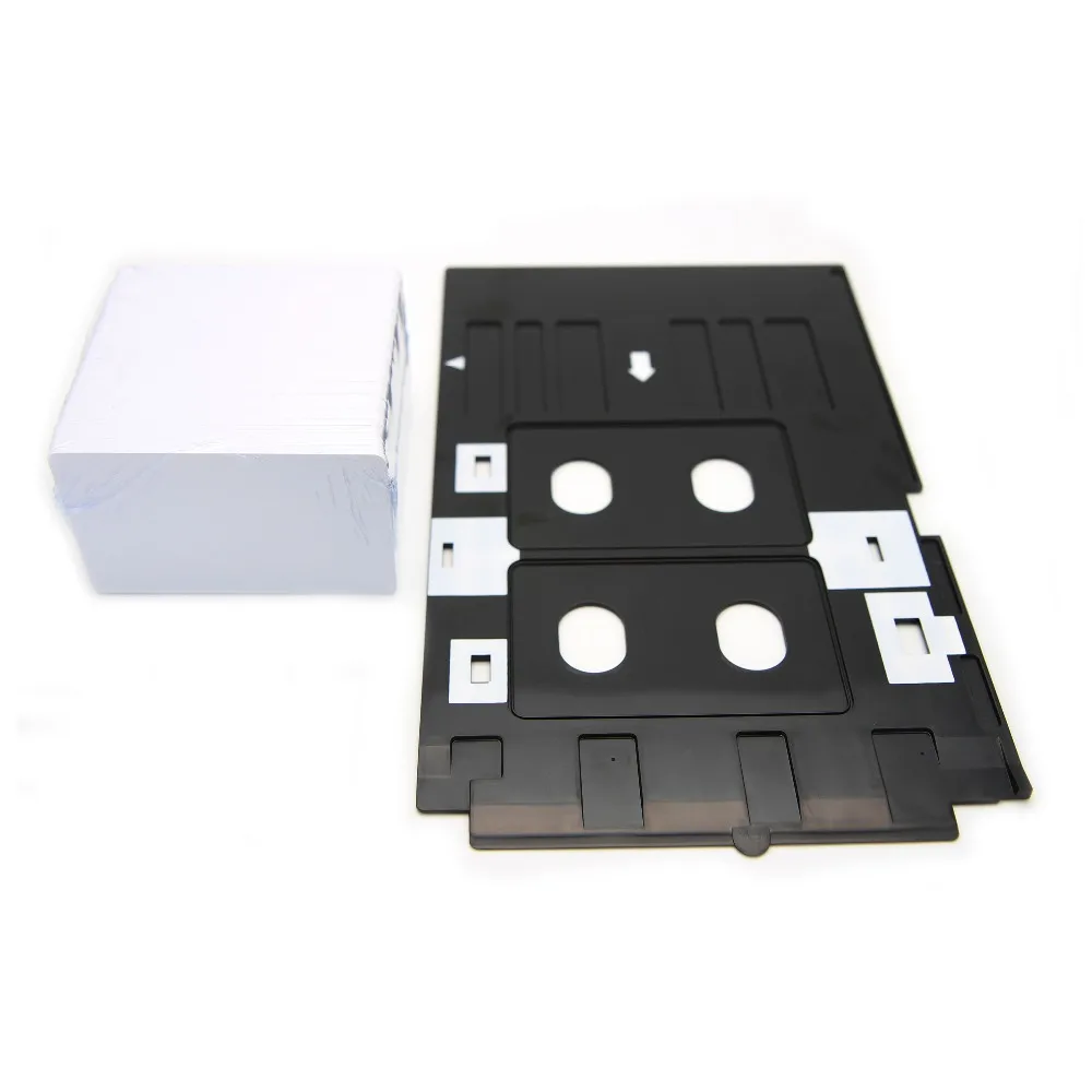 230 шт струйная ПВХ Карта ID карта + 1 лоток для EPSON R200 R210 R220 R230 R300 R310 R320 R350|card id|card traycard