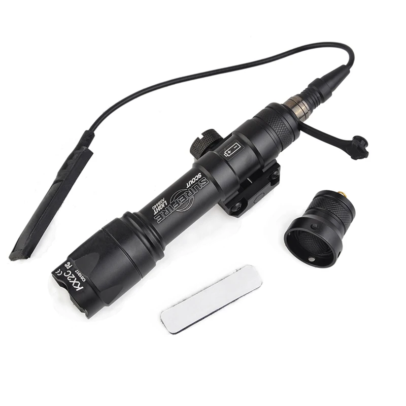Тактический фонарь Airsoft M600C винтовка Скаут света светодиодный полная версия 340 люмен Дистанционное Давление SwitchM600C винтовка фонарик