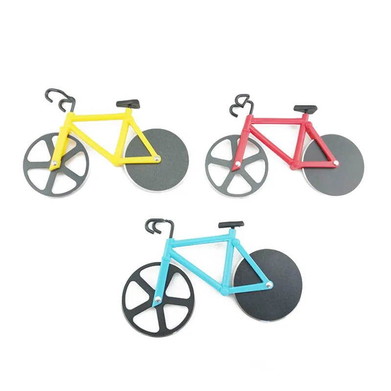 1 шт. Портативный велосипеда Форма нож для пиццы DIY Инструменты Для Выпечки Пиццы