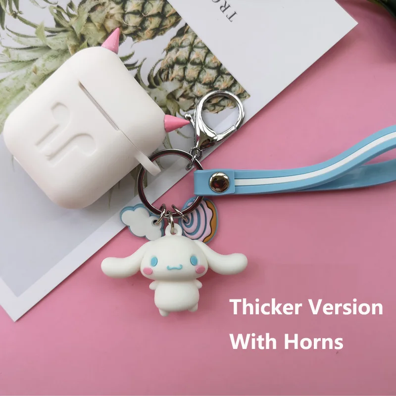 Силиконовый чехол для Apple Airpods милый мультфильм Хелло Китти Мелодия Кролик Собака