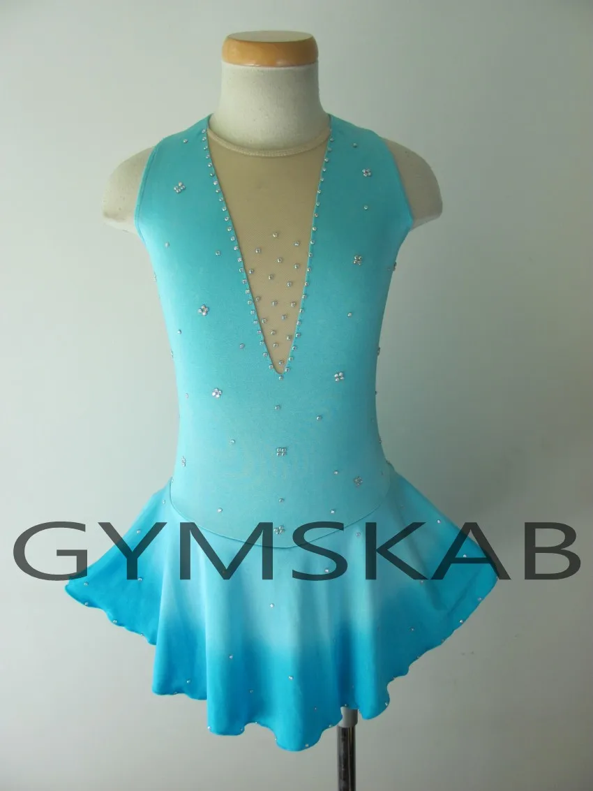2018 Очаровательное платье для фигурного катания женское на коньках без рукавов