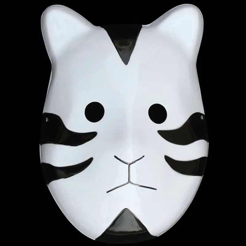 black mask Аниме Наруто Косплей Хатаке Какаши Косплей Костюм Одежда Хэллоуин маска на заказ размер для взрослых женщин мужчин парик - Цвет: black mask