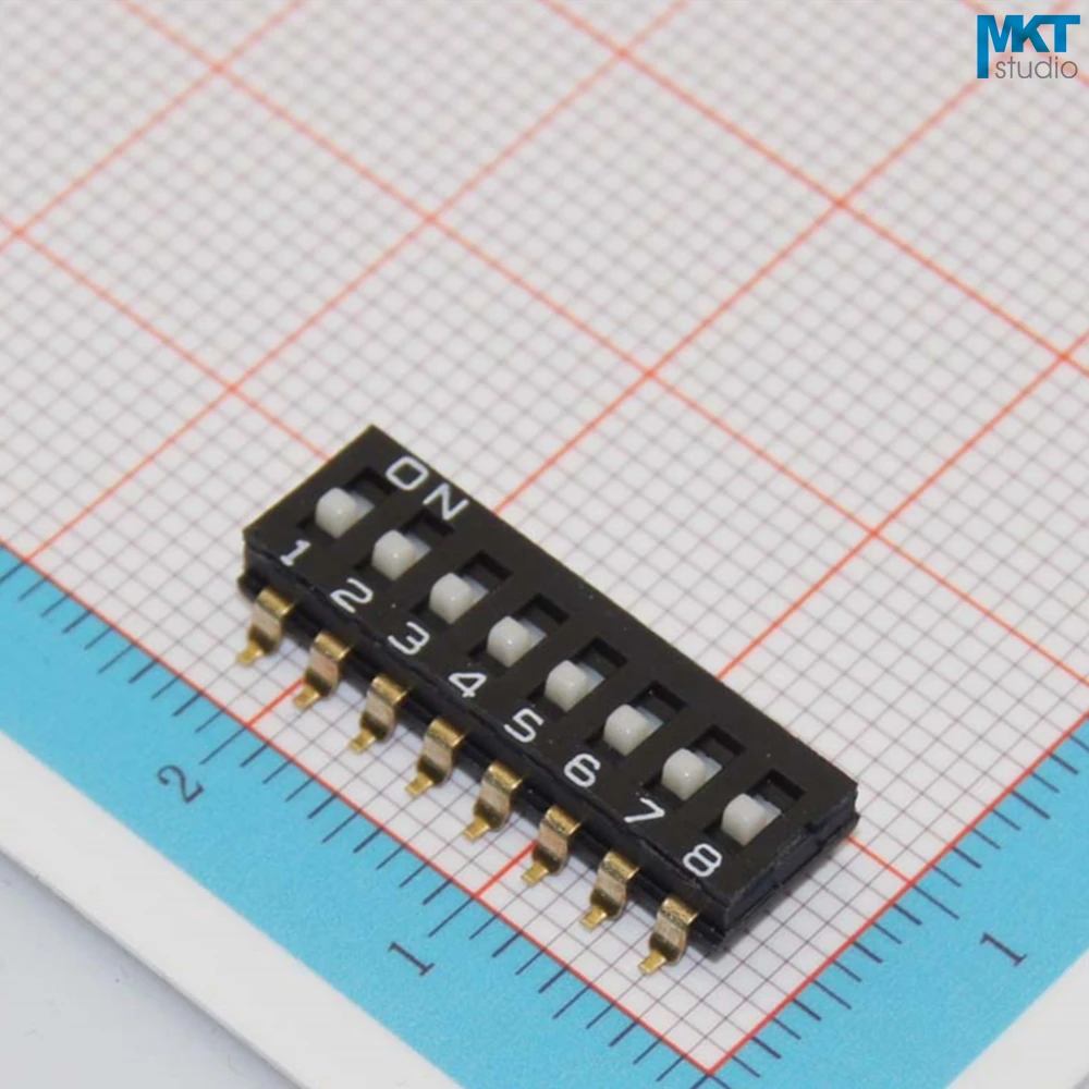 10 шт. образец черный SMD 2/3/4/5/6/8/10P Позиции 2 54 мм Шаг высокий ключ DIP