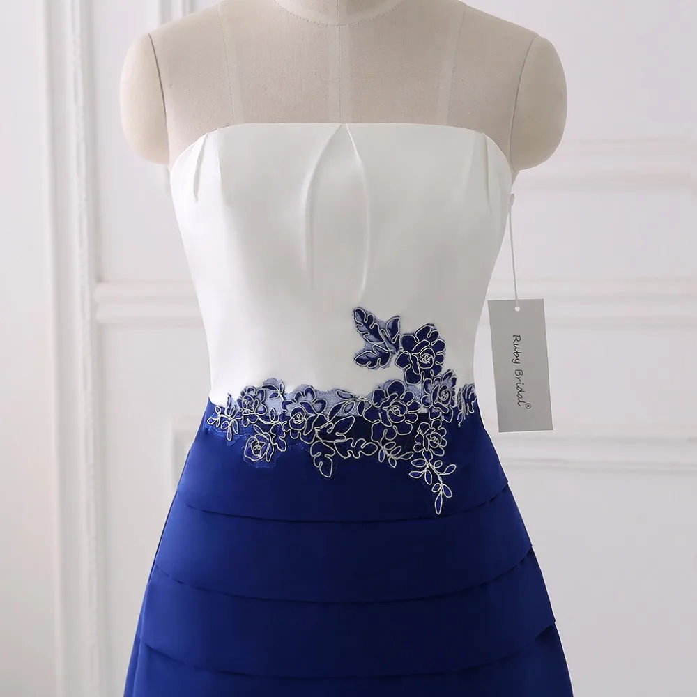 Рубиновое свадебное новое платье без бретелек рукавов с пятнами Eveninmg