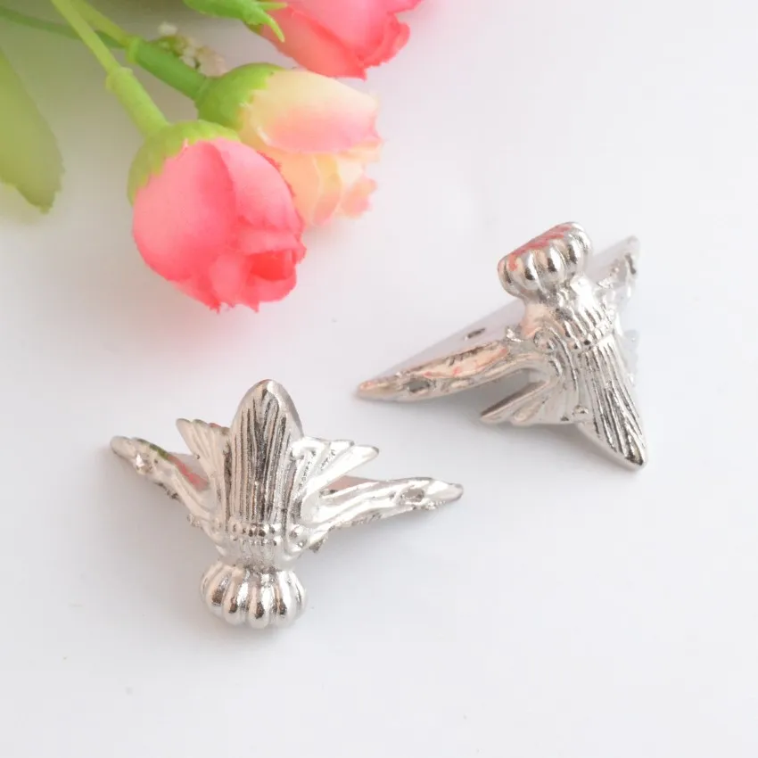 Бесплатная доставка 4 шт. серебряная Античная бронзовая бижутерия Подарочная