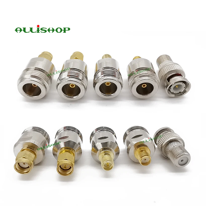 ALLiSHOP 20 комплект RP SMA разъем адаптера SMA к N SMA к BNC SMA к TNC RF коаксиальные разъемы Мужской Женский M/F conector