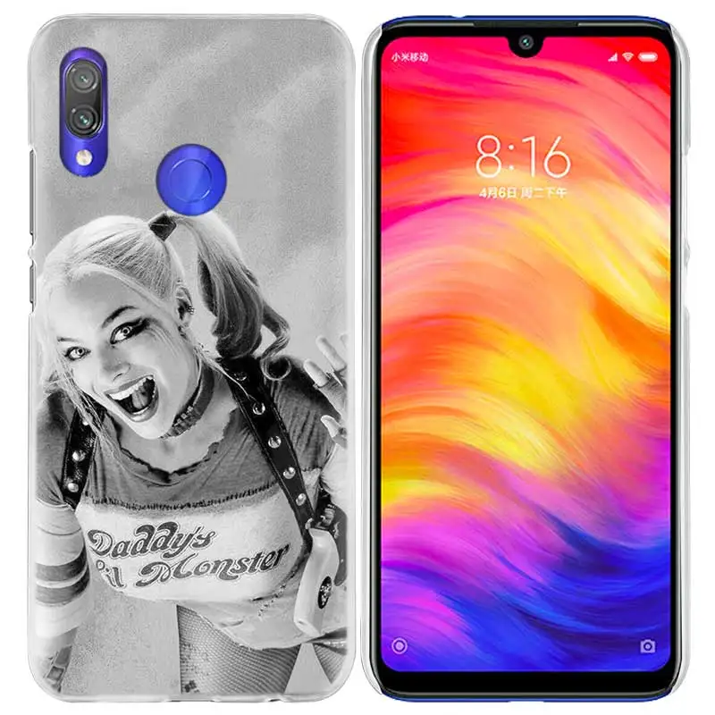 Отряд Самоубийц Джокер Харли чехол для Xiao mi Red mi Note 8T 7 6 6A Pro S2 5 5A 4X mi Note10 A1 A2 9 8 lite F1 Жесткий ПК чехол для телефона