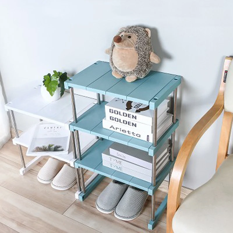 Multi-functional Kitchen Bathroom Storage Organizer Shelf Floor Standing Single Rack Holder Cabinet Counter Space Saving Shelves | Дом и сад