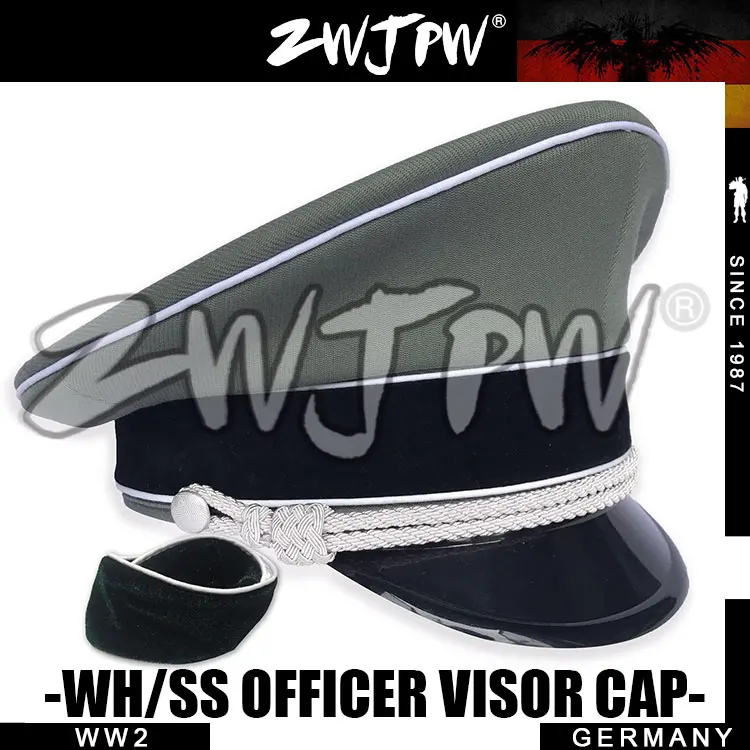 Армейская Кепка WW2 коллекционные предметы офицер льняные шляпы с большим