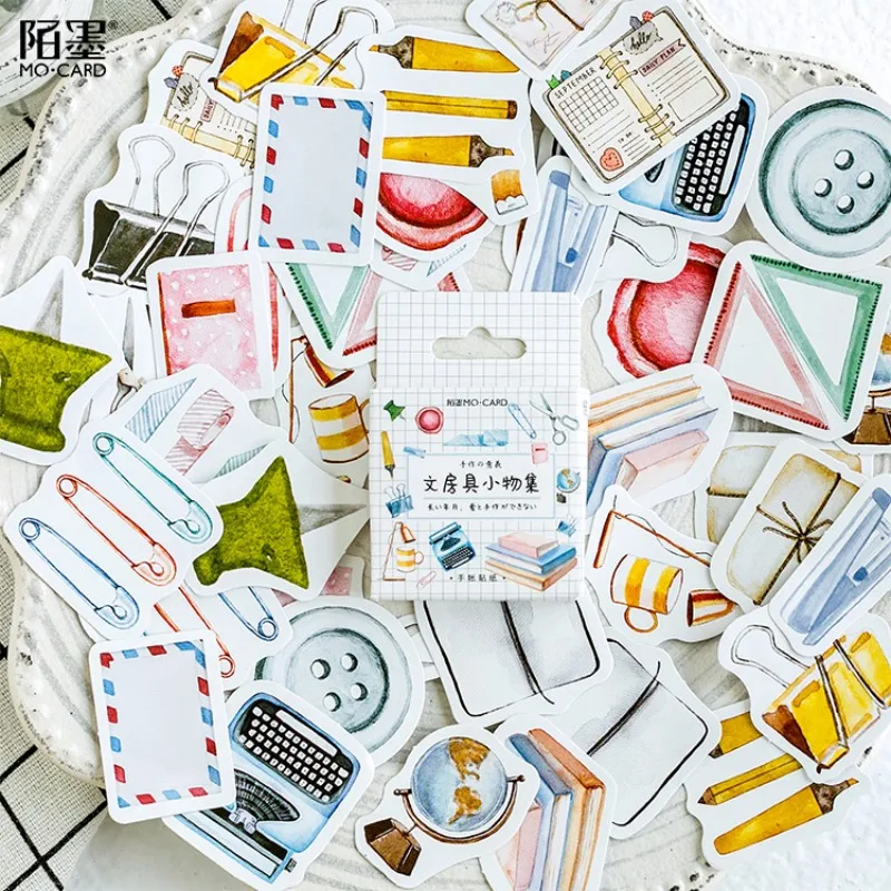 45 шт./пакет канцелярские товары наклейки для мелких предметов diy альбом клейкий