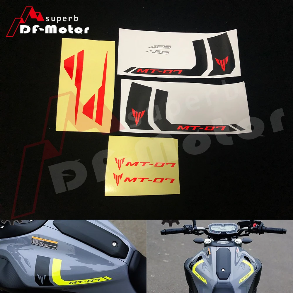 Подходит для YAMAHA MT 07 MT07 наклейки светоотражающие обода полосы MT-07 высокое