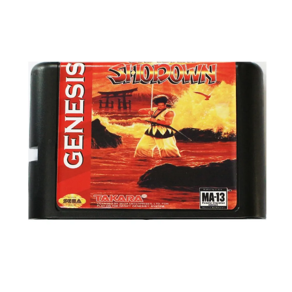

16-битная игровая карта Samurai Shodown MD для Sega Mega Drive для SEGA Genesis