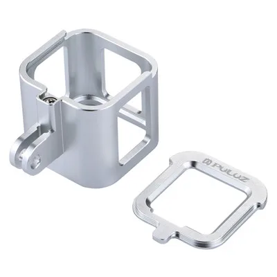 Silver PULUZ для спортивной экшн-камеры Go Pro Аксессуары Корпус оболочки Алюминий сплав защитные клетки с страхование рамки для GoPro HERO4 HERO 4 Session - Цвет: Silver