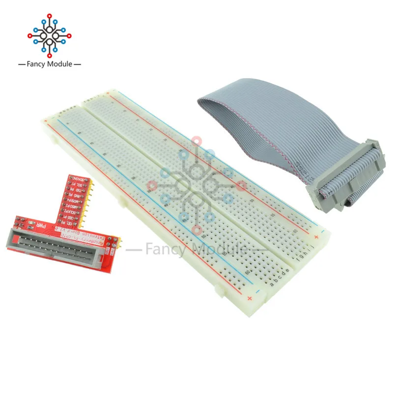 T-образный GPIO удлинитель для Raspberry Pi 2 B наборы макетная плата 26 Pin плоский