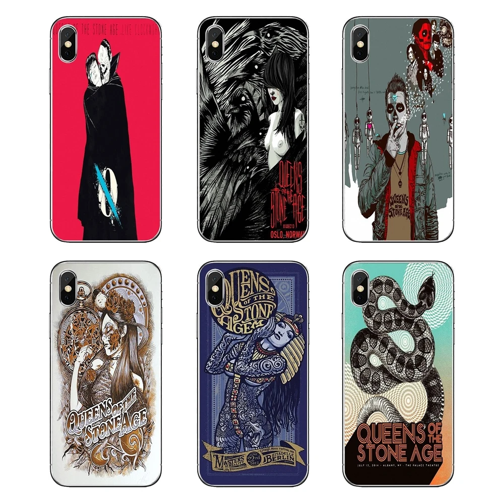 Transparent Soft Cases Covers For Motorola Moto X4 E4 E5 G5 G5S G6 Z Z3 G3 C Play Plus Queens of the Stone Age Brad Klausen |