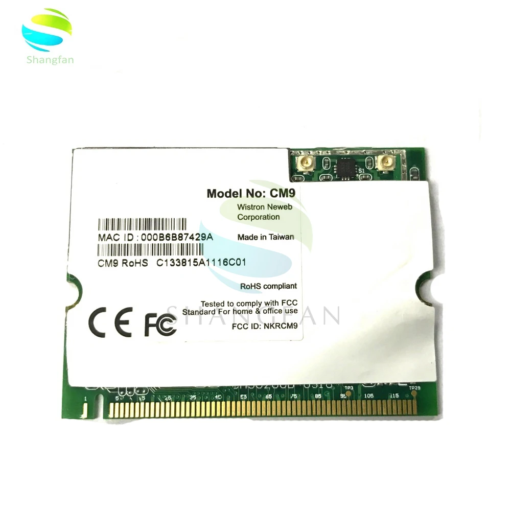 

Беспроводная сетевая карта адаптера для Wistron Neweb Atheros AR5213 CM9 MINI PCI a b g