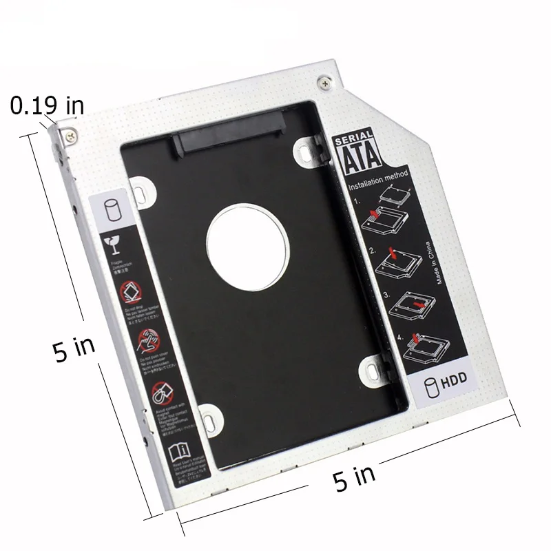Кронштейн для жесткого диска INGELON 12 7 мм SATA 3 0 адаптер SSD накопителя Optibay HDD Caddy DVD CD ROM