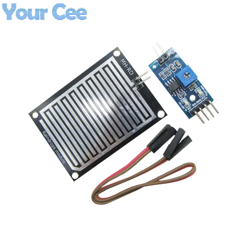 5 шт. модуль датчика обнаружения дождя влажности для Arduino DIY электронных компонентов|detection sensor|sensor moduleraindrops