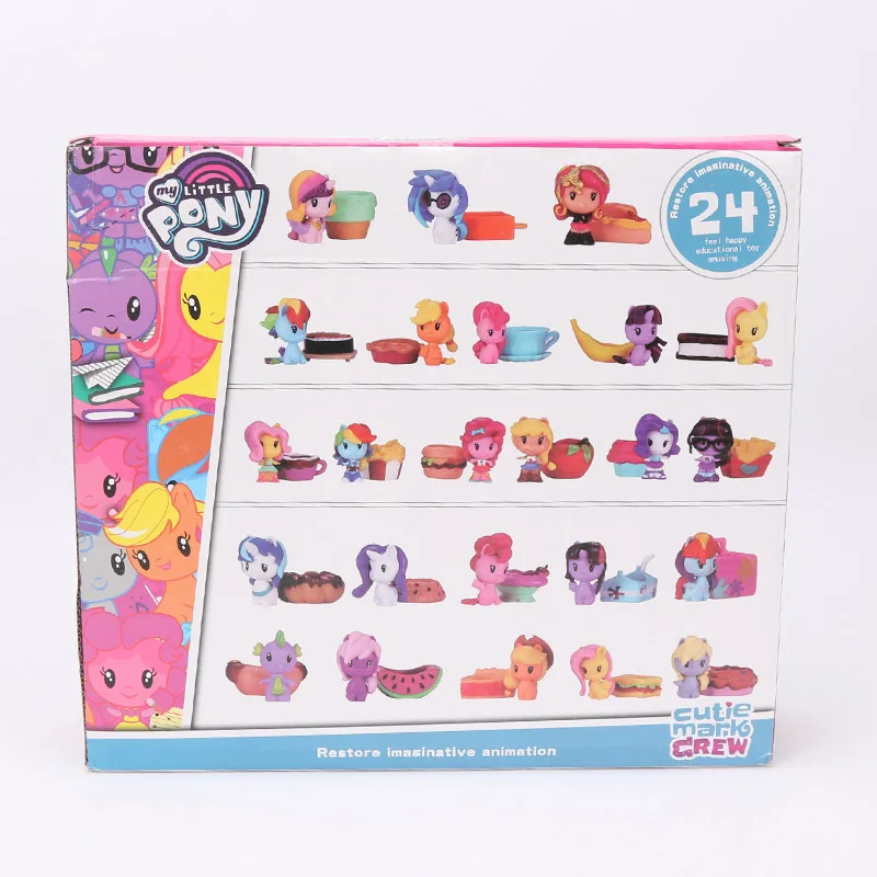 My Little Pony игрушки милашка Марка Crew мини игрушка пони дружба Волшебная Радуга тире сумеречные сверкающие фигуры Рождественский подарок
