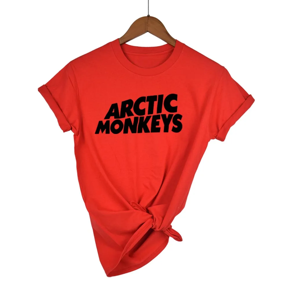 Футболка Arctic Monkeys Sound Wave, рок-группа, концертный альбом, высокая футболка, футболка унисекс, больше размеров и Color-A112 - Цвет: red black
