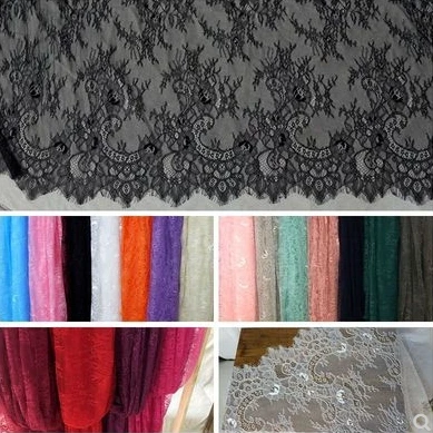 

18 colors Optional Soft Perspective Thin Lace Accessories Wedding veil Decorative Materials 150CM