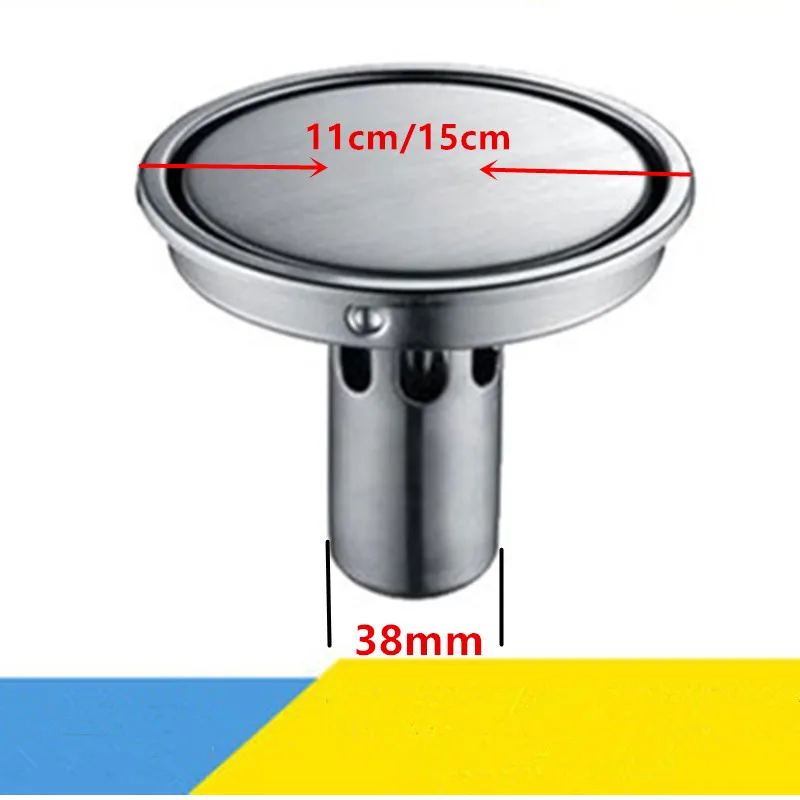 Бесплатная доставка круглая форма 304 сток в полу из нержавеющей стали Невидимый