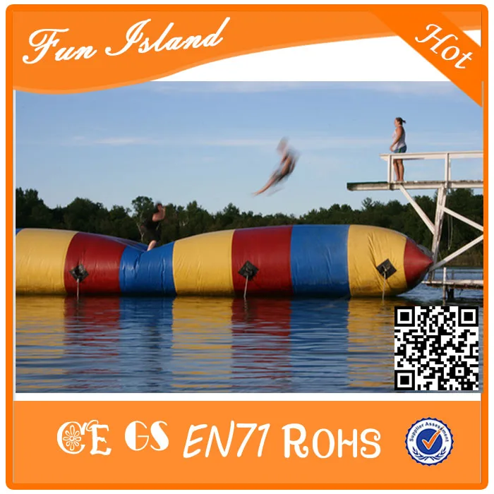 Бесплатная доставка 5x2 м самый популярный надувной водяной шарик катапульта