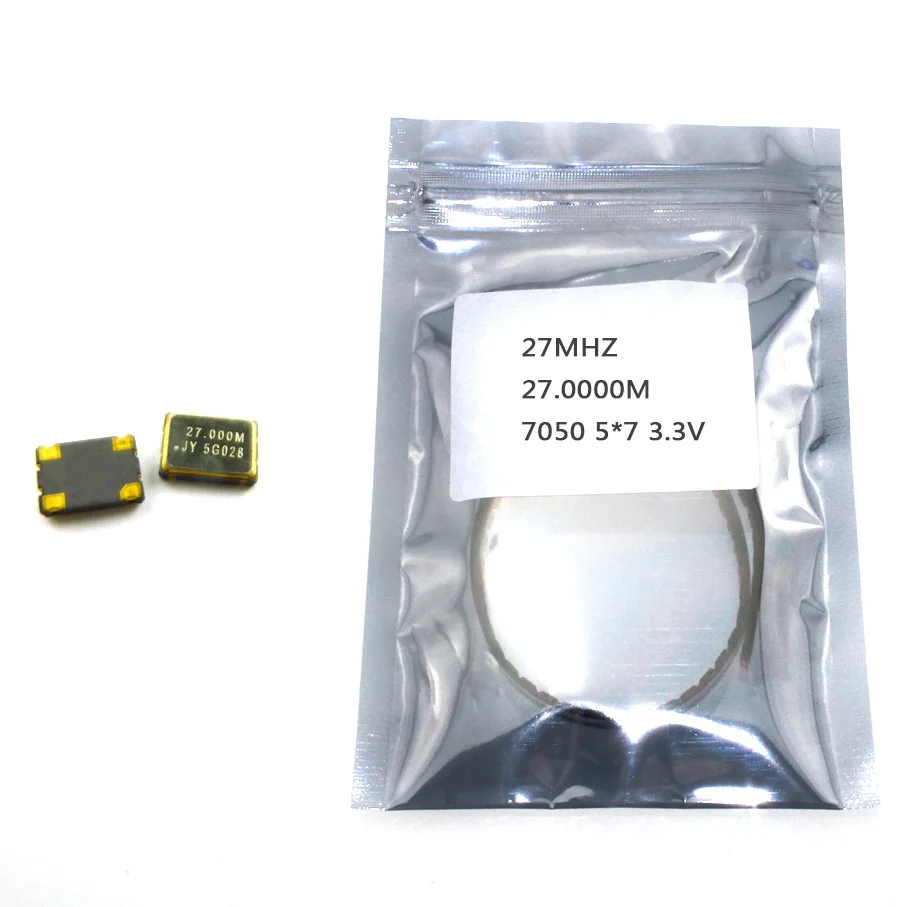 10 шт SMD 5070 активный кристаллический осциллятор OSC 27MHZ 27 0000 M 7050 5*7 3 V 25PPM|osc| |