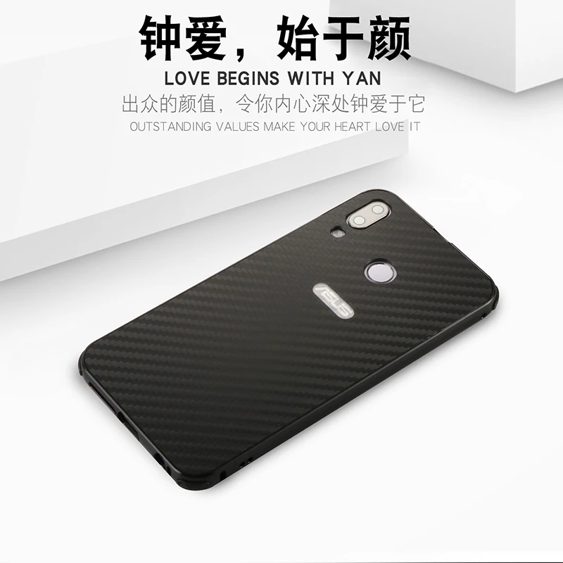 Роскошный металлический чехол для Asus Zenfone Max Pro M1 ZB601KL ZB602KL алюминиевая рамка чехол из углеродного волокна для Asus Zenfone Max Pro M1 чехол