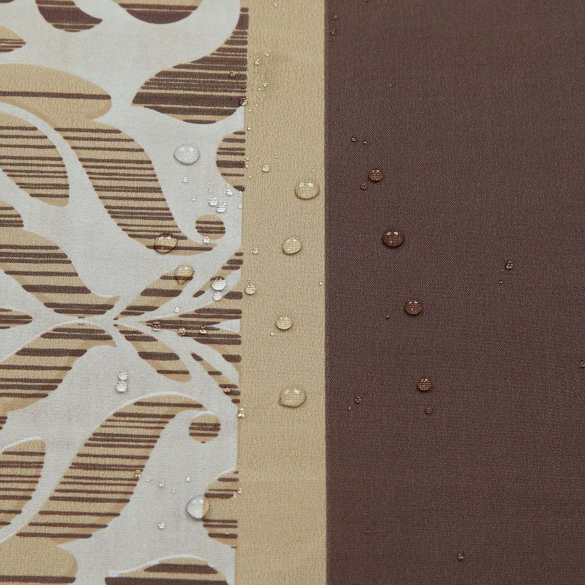 Занавеска для душа из коричневого стерлингового серебра шоколадная полиэфирная