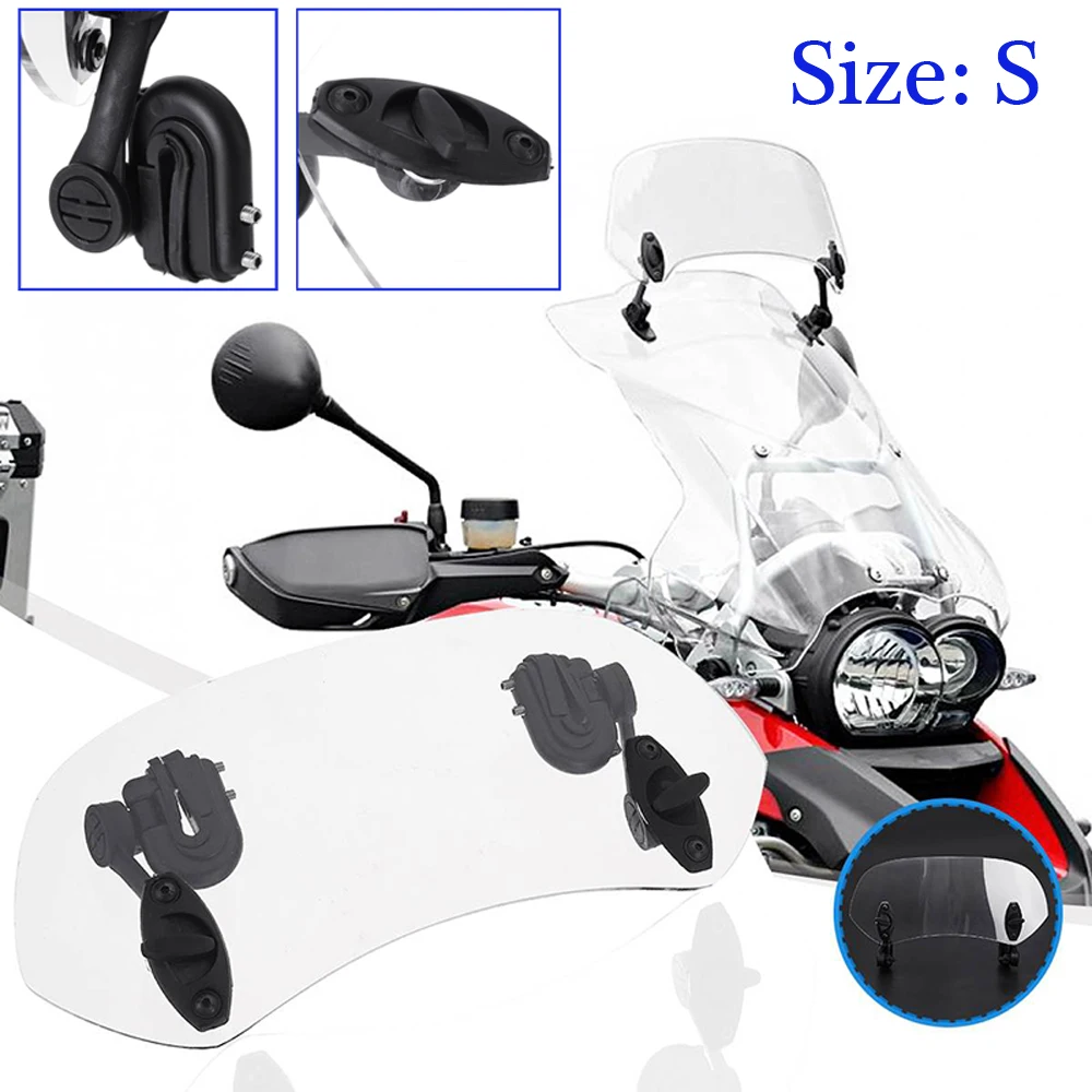 Регулируемый зажим на лобовое стекло спойлер ветровой дефлектор для мотоцикла
