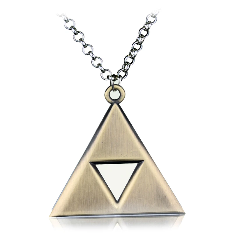Легенда о Зельде Triforce треугольник сплав кулон ожерелье высокое качество подарок для женщин мужчин модные аксессуары игровые ювелирные изделия