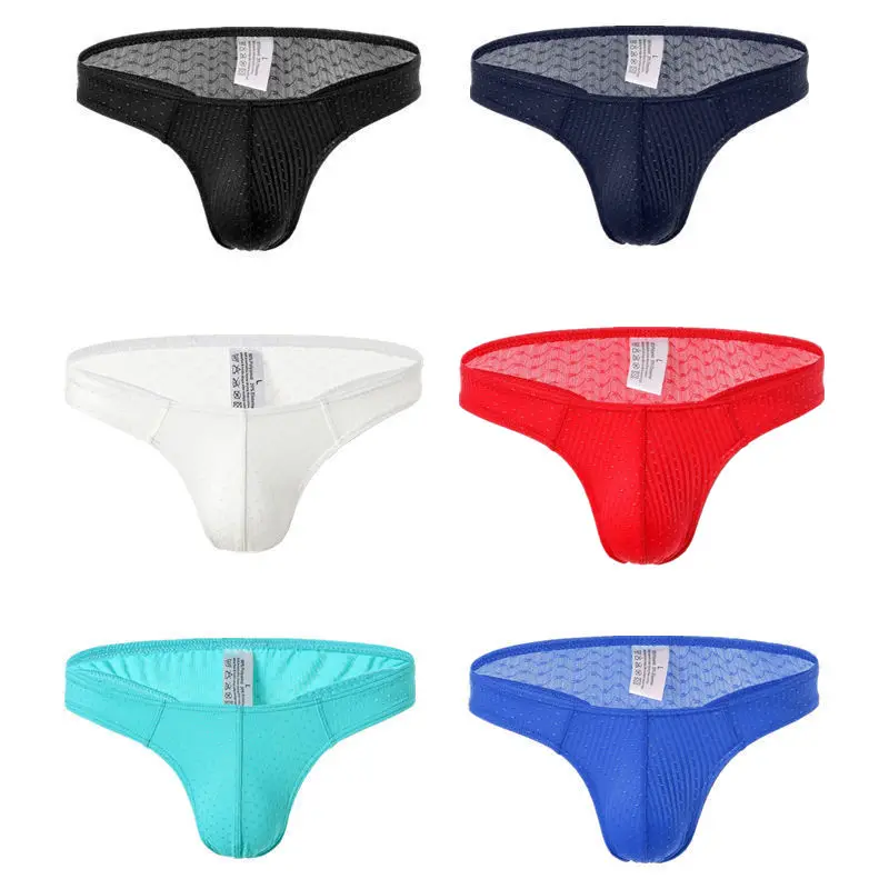Сексуальное нижнее белье мужские сетчатые трусы Cueca U Pouch гей хит продаж ropa interior