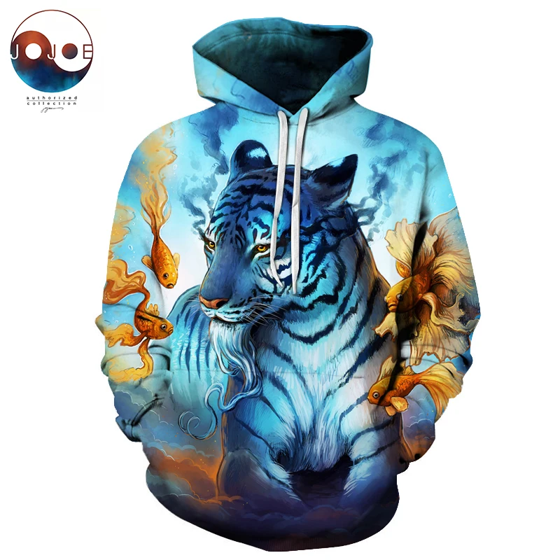 Мечта По JoJoesart Тигр 3D толстовки мужские странные вещи уличной моды Прямая