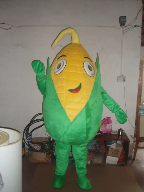 2019 горячая Распродажа кукурузы костюм талисмана для взрослых Размер нарядное