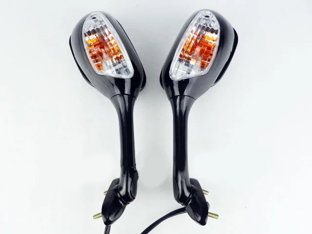 Черные зеркала указателя поворота для Suzuki GSXR GSX R 2005 2007 600 750 K5|Боковые и аксессуары|