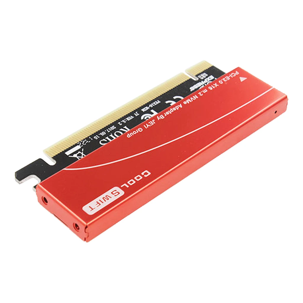 Адаптер Dovewill NVMe M.2 NGFF SSD на PCIE 3 0 X16 Расширительная карта с теплоотводом чехол +