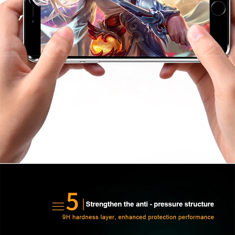 Защитная пленка AOXIN 6D на весь экран для iPhone 11 Pro X XS Max XR 5 5S 5C SE 6 6s 7 8 Plus, закаленное стекло для iPhone 6 X s