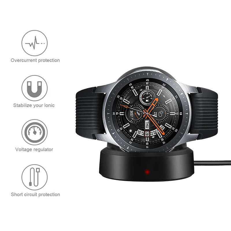 Smart Watch Wireless Charger for Samsung S3 Classic SM-R770/S3 SM-R760/S3 SM-R765 Charging Dock Station | Электроника
