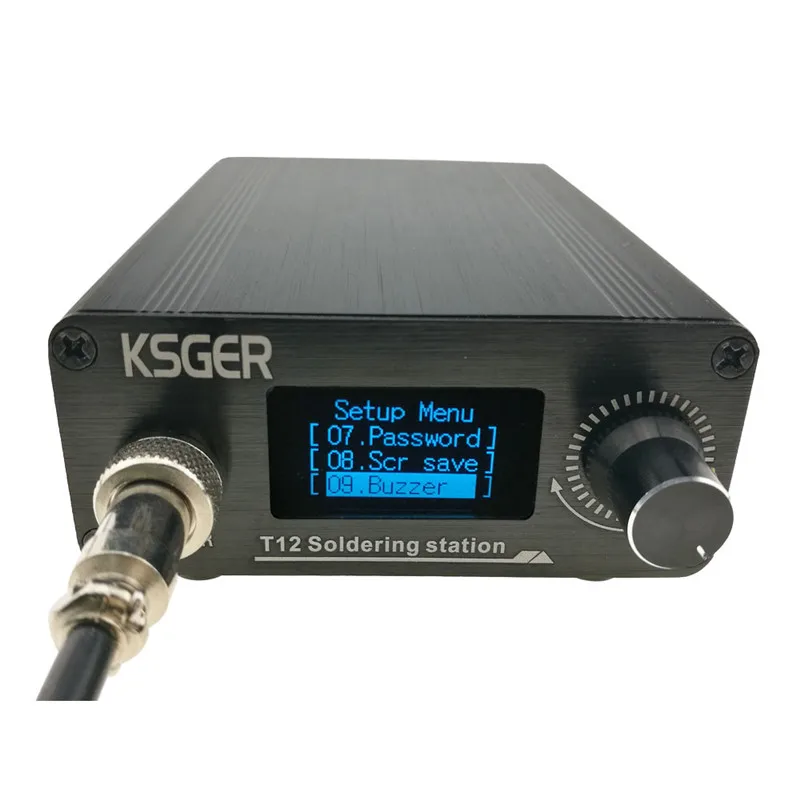 KSGER 70 Вт мини V2.1S T12 900-M контроллер температуры паяльная станция металлический чехол с крышкой высокого источника питания 9501 паяльник