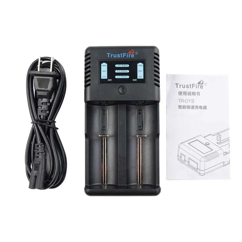 TrustFire TR-019 2A быстрое USB литий-ионное зарядное устройство
