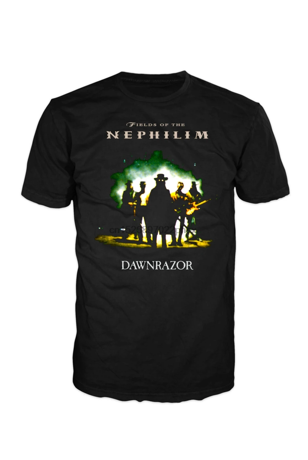 Цветная Лицензированная футболка поле зрения поля Nephilim Dawnrazor Мужская