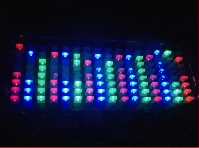Наборы для творчества RGB дисплей музыкального спектра 8*16 мм светодиодный