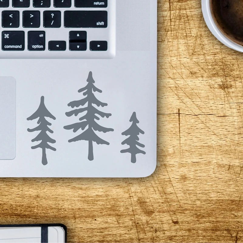 Наклейка на окно автомобиля Виниловая наклейка с деревьями для Apple MacBook Air /