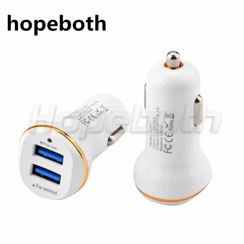 

Автомобильное зарядное устройство hopeboth с двумя USB-портами, 5 В, 2 А