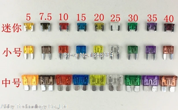 10 шт./лот предохранители автомобильный мини-микро Стандартный предохранитель 2A 3A