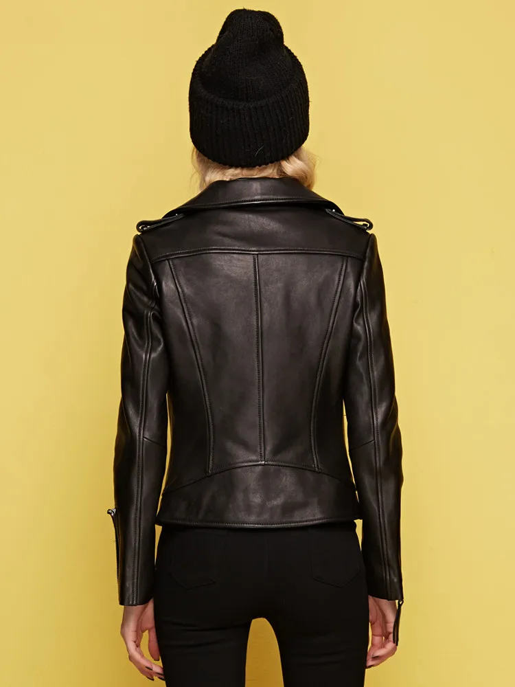 Куртка женская из натуральной кожи 2021 уличная одежда пальто овчины женские