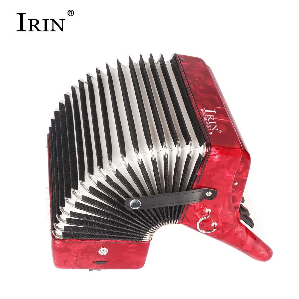 HOT-IRIN 22 Keys 8 Bass accordion 22K8B kids' for Children(red) | Accordion