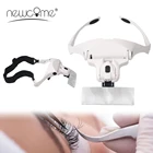 Увеличительное стекло для наращивания накладных ресниц, 5 линз, светодиодная подсветка